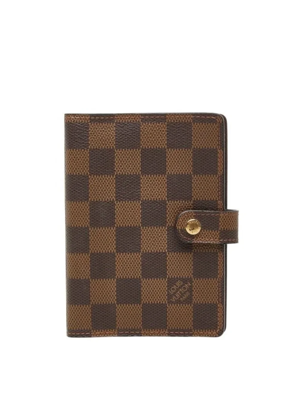 Louis Vuitton Damier Agenda PM Notebook Cover Brown Leather
